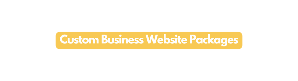 Custom Business Website Packages